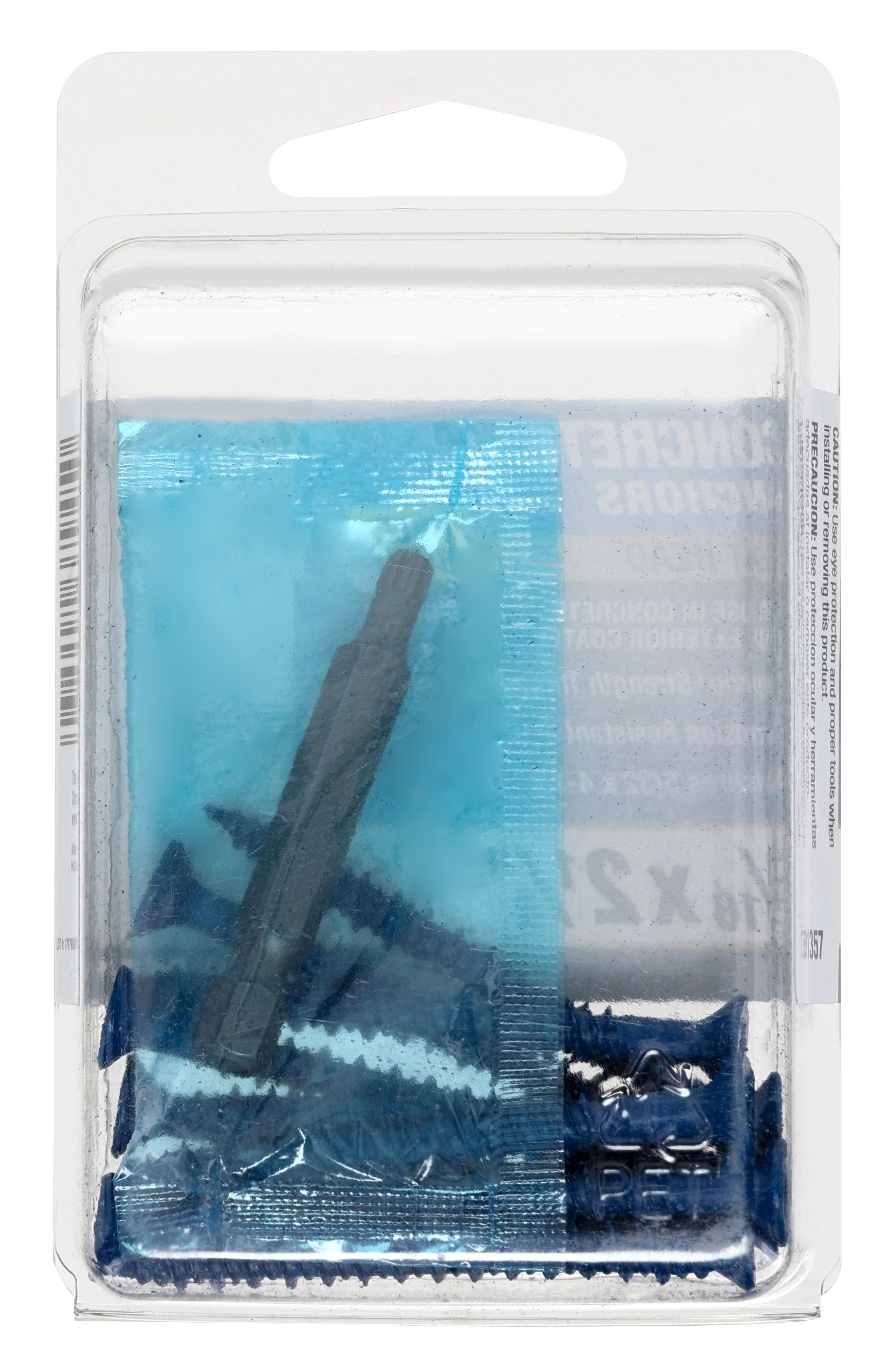 Hillman Blue Concrete Screws, Steel, Durable, 100 Count