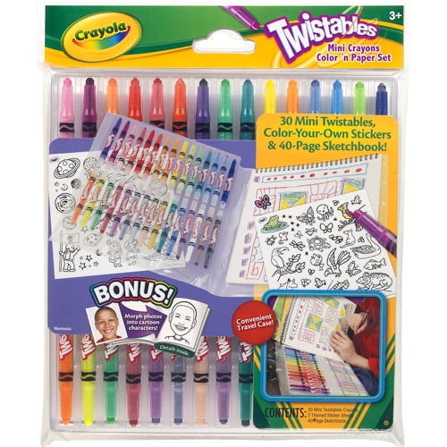 Download Crayola Mini Twistables Crayons Color 'N Paper Set - Walmart.com - Walmart.com