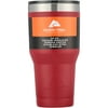 Ozark Trail Double-wall Vacuum-sealed Stainless Steel Tumbler Red, 30 oz