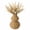 Brown, variant on Gourd-shaped woven rattan vase; lightweight, rustic woven vase/planter; openwork rattan decorative vase (suitable for dried flowers); vintage-style tabletop home decor vase.