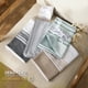 thumbnail image 5 of Juego de edredón Bedsure Queen Gris Oscuro con rayas, 7 piezas, 5 of 8