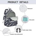 thumbnail image 4 of Siberian Husky Backpack for School,Cute School Bag,Schoolbag with Adjustable Shoulder Straps & Padded Back,13.4"x11"x4.7", 4 of 6
