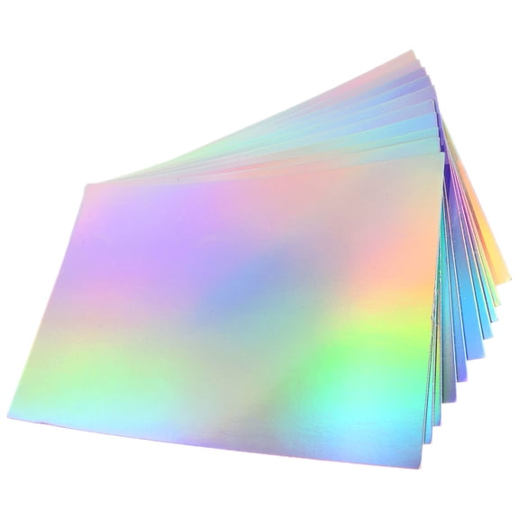 BESTYASH Thick Holographic Paper for DIY Crafts and Handmade Decorations