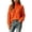 Orange, variant on Sweater for Women Loose High Neck Long Sleeve Knitted Pullover Top Winter Fashion Casual Comfortable Wear Sweaters