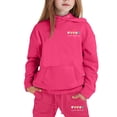 thumbnail image 2 of Afdoent Kid Girls Clothes Winter Hoodie And Joggers Comfy Casual With Stylish Print For Toddler To 3-4 Years, 2 of 3
