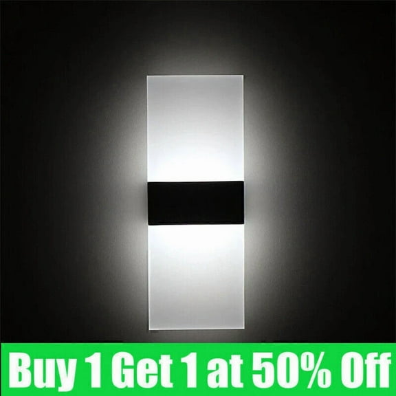 Modern Led Wall Lamp Fixture Sconce Bedroom Bedside Living Hallway Stair Light