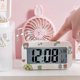 thumbnail image 1 of Alarm Clock With Nightlight, Small Easy Read Large Digital Number. Battery Operated Alarm Clock Kids And Adults Desk With Cute Stickers .white, 1 of 4
