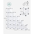 thumbnail image 4 of SONGMICS Armario Modular, Armario con 16 Cubos, Zapatero Modular, 31 x 123 x 123 cm, Estante de Plástico PP, Blanco, 4 of 5
