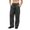 #Dark Gray, variant on Fanshiluo Men's Wide Leg Sweatpants, Drawstring Elastic Waist Loose Casual Jogger Pants with Pockets,L,Big and Tall Men