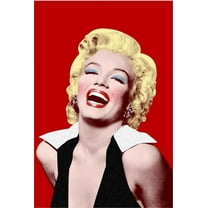 Marilyn Monroe Red Poster 24in x 36in