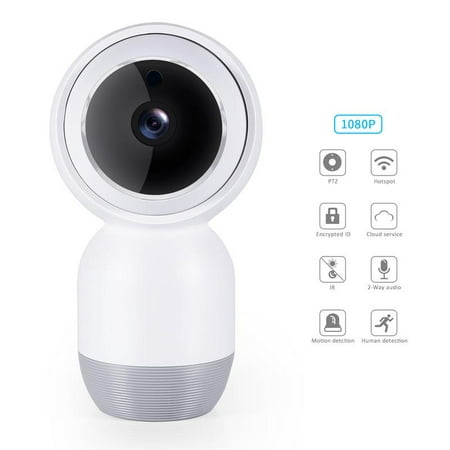 Faayfian 1080P Wireless Smart Security Camera,WiFi Video Baby Monitor ,Encrypted ID,Two-Way Audio,Night Vision,Activity Alert,Sound and Motion Detection for Home/Office Monitor with iOS, Android (Best Android Phone Security App 2019)