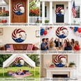 thumbnail image 3 of 2026 America 250 Decorations Patriotic Eagle Wreath for Front Door, 250th Anniversary Brave Wings Wreath for 4th of July Outdoor Decor(7.87"), 3 of 9