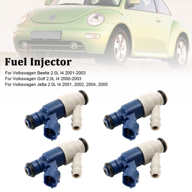 4PCS Fuel Injector 0280155995 Fit for VW Golf Beetle Jetta 2.0L I4 2000-05