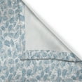 thumbnail image 3 of Ambesonne Gingko Kitchen Curtains, Retro Flower Bouquet Leaves, 55"x39", Slate Blue Coconut, 3 of 3