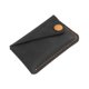 thumbnail image 3 of Tarjetero con cierre a presión, tipo sobre, ideal como regalo cumpleaños. Ranuras compactas para tarjetas crédito. Negro, 3 of 10