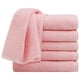 thumbnail image 1 of Toallas de baño ultra suaves y absorbentes 6PCS Toallas de baño 100% algodón de felpa (29 x 13 pulgadas, rosa melocotón), 1 of 9