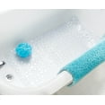 Mainstays Droplets Vinyl Bathtub Mat, Clear, 17" x 36"