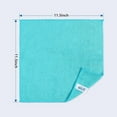 thumbnail image 2 of Microfiber Cleaning Cloths, All-Purpose Microfiber Towels, Streak Free Cleaning Rags, Pack of 12, Size 30 x 30 cm(11.5 x 11.5 inch), 2 of 5