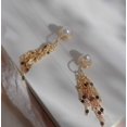 thumbnail image 3 of Gold Filled Freshwater Pearl Tassel Earrings, Wedding Bridal Gift, 3 of 10