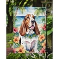 thumbnail image 3 of Basset Hound Luau Garden Flag 11.25 in x 15.5 in, 3 of 5