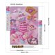 thumbnail image 2 of Pintura De Diamante 5D DIY Kit De Gato De Taladro Redondo Completo Decoración Del Hogar 30x40cm Rosa, 2 of 9
