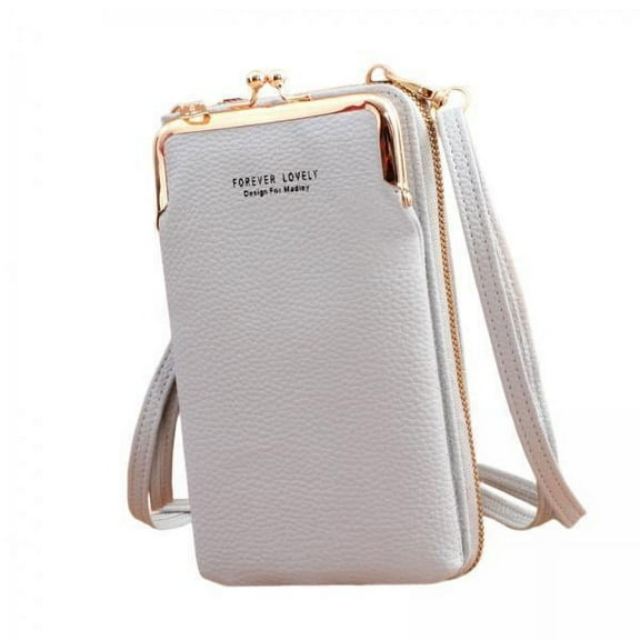 Segolike 4xCrossbody Cell Phone Purse Crossbody Cellphone Bag Small Crossbody Phone Bag Gray