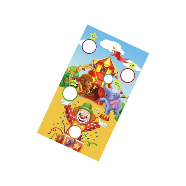 Ensembles de Jeux de Sacs de Haricots Réutilisables Bannière Jeux d'Amis Jouets Sacs de Haricots Jeu d'Interaction pour Enfants Jeu de Lancer Jeu de Jardin Style E