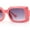 Coral - Smoke, variant on Child Size Girls Mod Rectangle Fashion Plastic Sunglasses Lavender - Smoke