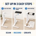 thumbnail image 3 of Overhead Phone Camera Stand, Adjustable Desk Phone Holder for Document Scanning, 3 of 7