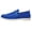 Blue, variant on Mens Casual Loafers Breathable Mesh Slip On Shoes - Comfortable Walking Sneakers with Horsebit Detail - Lightweight Blue,Size 10