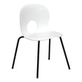 thumbnail image 1 of Flash Furniture Hercules Plastic Designer Back Stacking Chair in White, 1 of 5