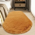 thumbnail image 2 of Ultra Soft Fluffy Bedroom Rugs,Shaggy Area Rugs for Bedroom,Oval Throw Rugs, Kids Room Small Carpet,Living Room Runner Rug Non Slip Modern Home Decor, 23.6x63in, 2 of 5