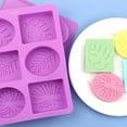 6 Cavities Silicone Soap Mold Cake Decors Baking Mould Microwaves Oven