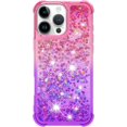 thumbnail image 2 of Case for iPhone 16 Pro Max Case Girls Women,Liquid Glitter Shockproof Back Cover Soft TPU Bumper Silicone Slim Protective Cover for iPhone 16 Pro Max 6.9 inch Gradient Pink, 2 of 12