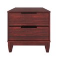 thumbnail image 4 of Boyd Sleep Mackay Modern Double Drawer Nightstand, Cherry, 4 of 8