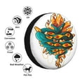 thumbnail image 5 of XMXY Tattoo Art With Snake Spare Tire Cover, Universal Waterproof Cover for Jeep RV Tire Wheel Protection, 16 inch, 5 of 8