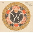 thumbnail image 2 of Carel Adolph Lion Cachet 13x12 Gold Ornate Wood Frame and Double Matted Museum Art Print Titled - Emblem for Forty -Year Government Anniversary Queen Wilhelmina of the Netherlands (1938), 2 of 4