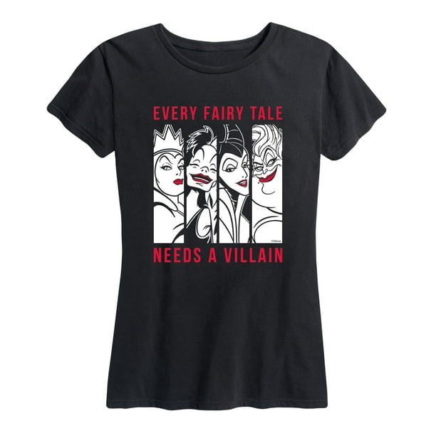 Disney Villains Every Fairy Tale Needs A Villian Women's Short