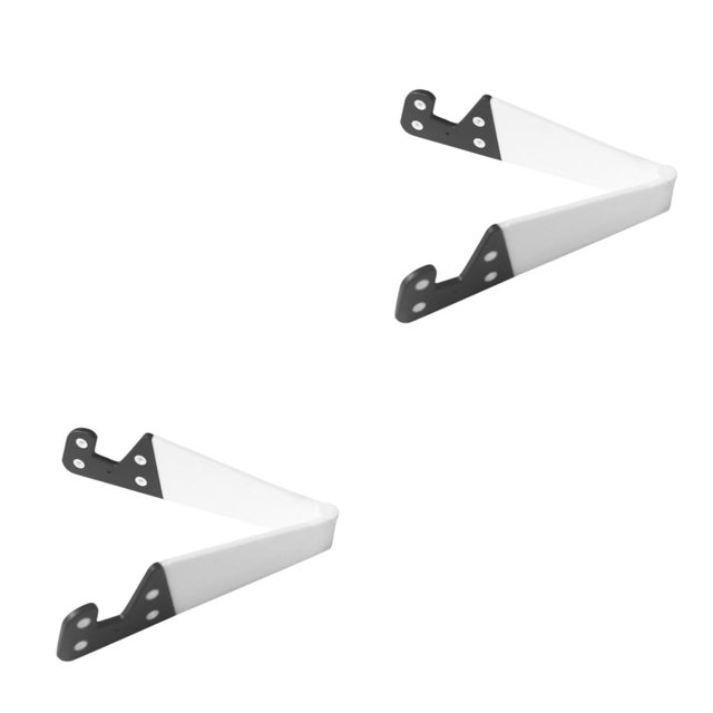relayinert Adjustable Mobile Phone Holder V Shaped Phone Holder Universal Phone Accessory White 2Set