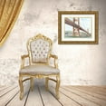 thumbnail image 3 of Harper, Ethan 14x12 Gold Ornate Wood Framed with Double Matting Museum Art Print Titled - Iconic Watercolor Bridge III, 3 of 4