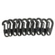 thumbnail image 4 of Clip de mosquetón para llavero kusrkot Negro 10 piezas, 4 of 8