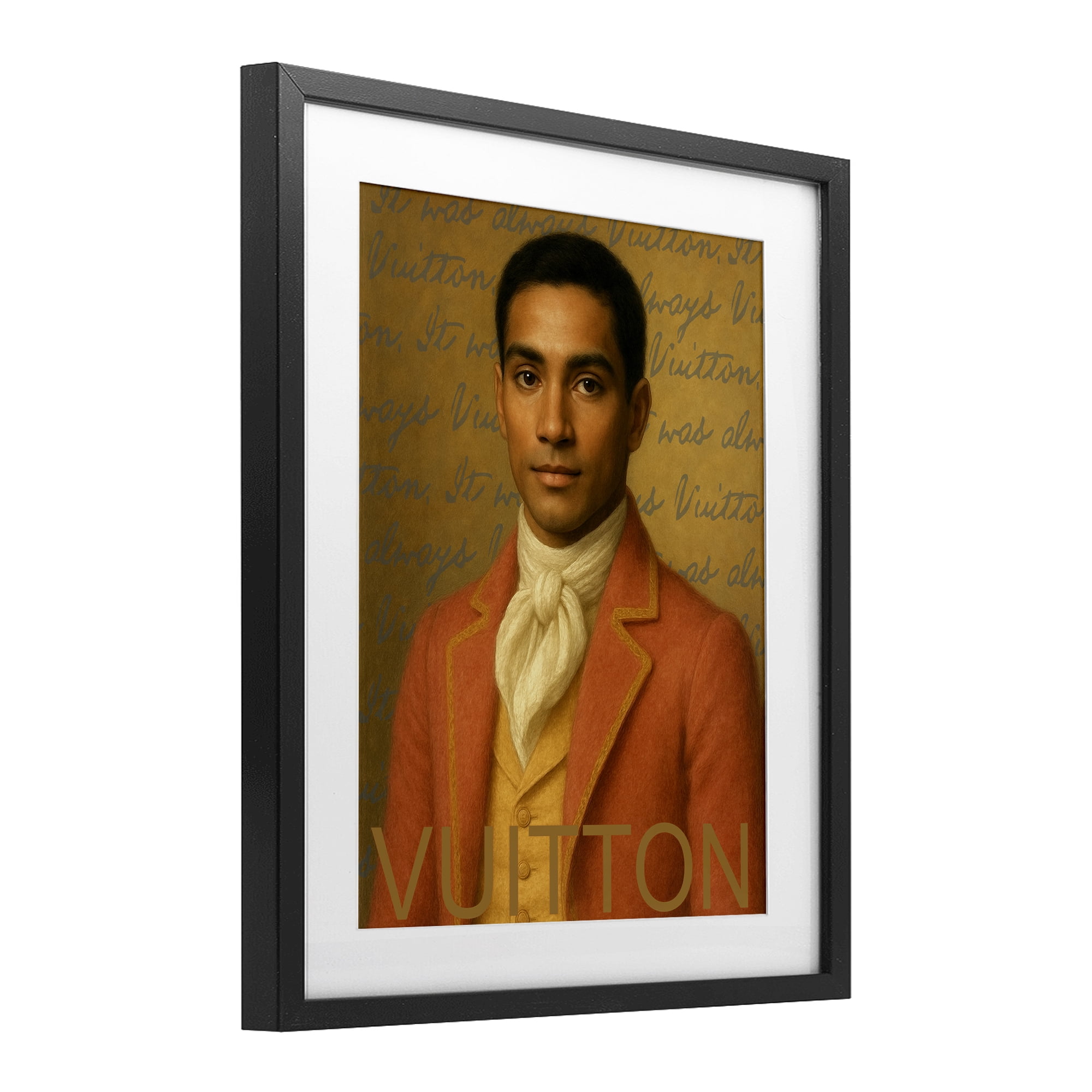 Stupell Industries Vintage Fashion Gent Black Framed Print Under Glass, design by Grotto Studios