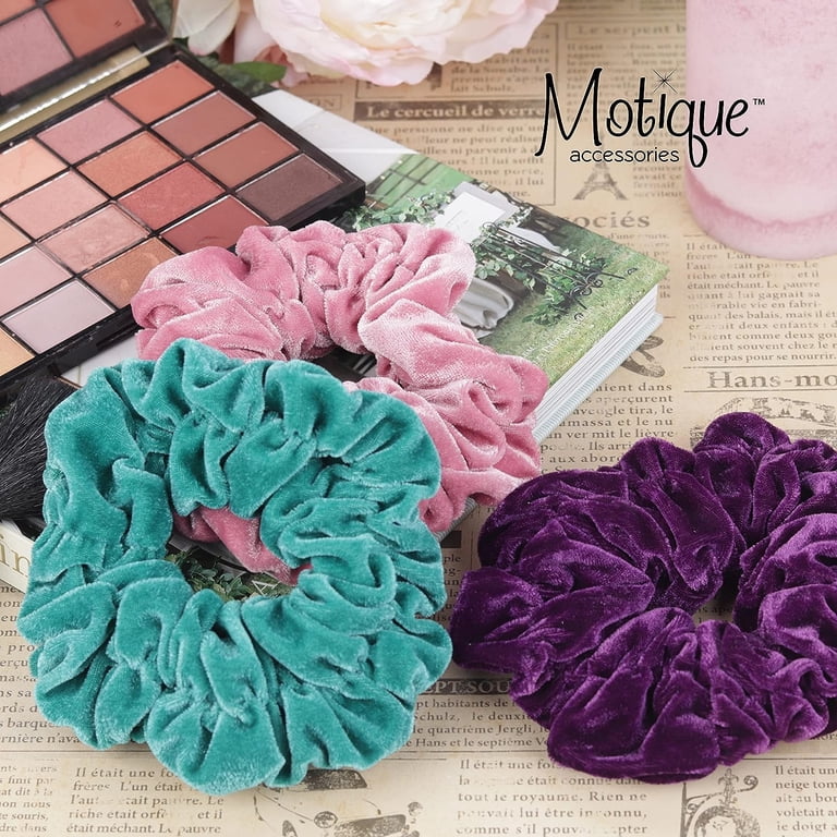 2/$40 Scrunchies 4-Pack Amazon.com : 40 Pcs Hair Scrunchies Velvet Elastic Hair  main image 2