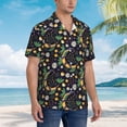 thumbnail image 5 of Xecao Snake And Flower print Hawaiian shirt - a stylish short-sleeve button-down for men, perfect for casual beach and tropical outings., 5 of 9