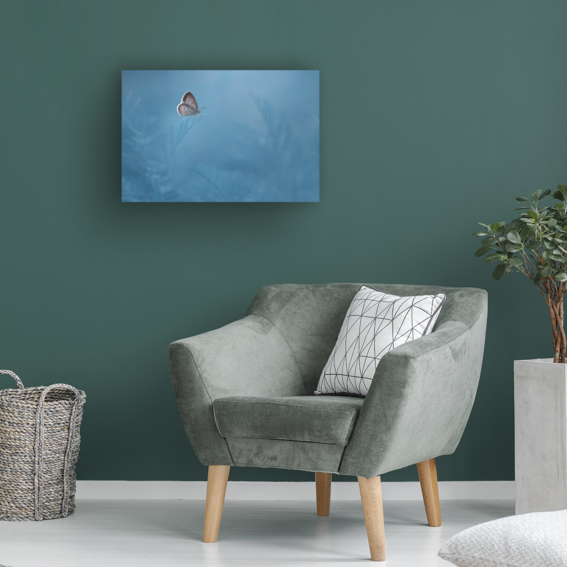 Canvas Wall Art - Edy Pamungkas 'Waiting' Wall Art for Living Room, Bedroom, or Office Décor by Trademark Fine Art - 19 x 12 Inches