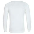 thumbnail image 4 of Wrtxtat Men's V-Neck Sweatshirt Autumn Fashion Warm Midweight Pullover Solid Color Long Sleeve Knit Shirts Casual Loungewear Tops White XXL, 4 of 4