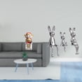 thumbnail image 2 of Figura decorativa de la familia de conejos de , ideal para decorar escritorios, , centros de mesa, armarios, estanterías o cualquier es, 2 of 8