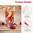 thumbnail image 4 of Salouo Red Sun Flame Fox Print Christmas Decorations Stockings 1 Pack 18'' Xmas Stockings Holiday Stocking Personalized Farmhouse Decor for Home Family Party Tree, 4 of 7