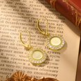 thumbnail image 3 of Pendientes Colgantes BOUTIQUELOVIN Chapados en Oro 14K con Circonita para Mujer, 3 of 6