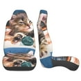 thumbnail image 4 of Fotbe Playful Cat Pattern Automotive Seat Covers for Cars Trucks and SUVs – Car Seat Covers for Front Seats,Protective Seat Covers,Vehicle Seat Covers, Set of 2, 4 of 9